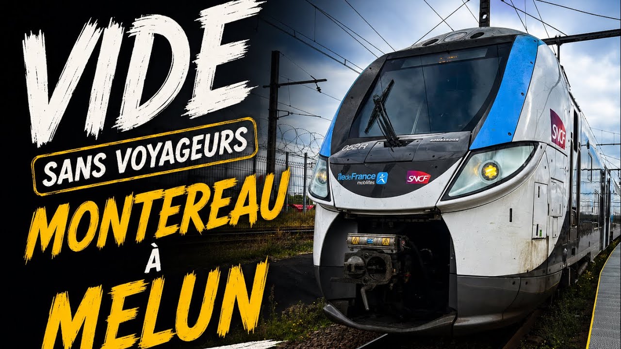 Cab Ride | Ligne R VIDE | Montereau à Melun
