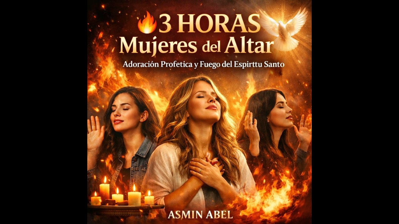 🔥 3 HORAS Mujeres del Altar | Adoración Profética y Fuego del Espíritu Santo | ASMIN ABEL