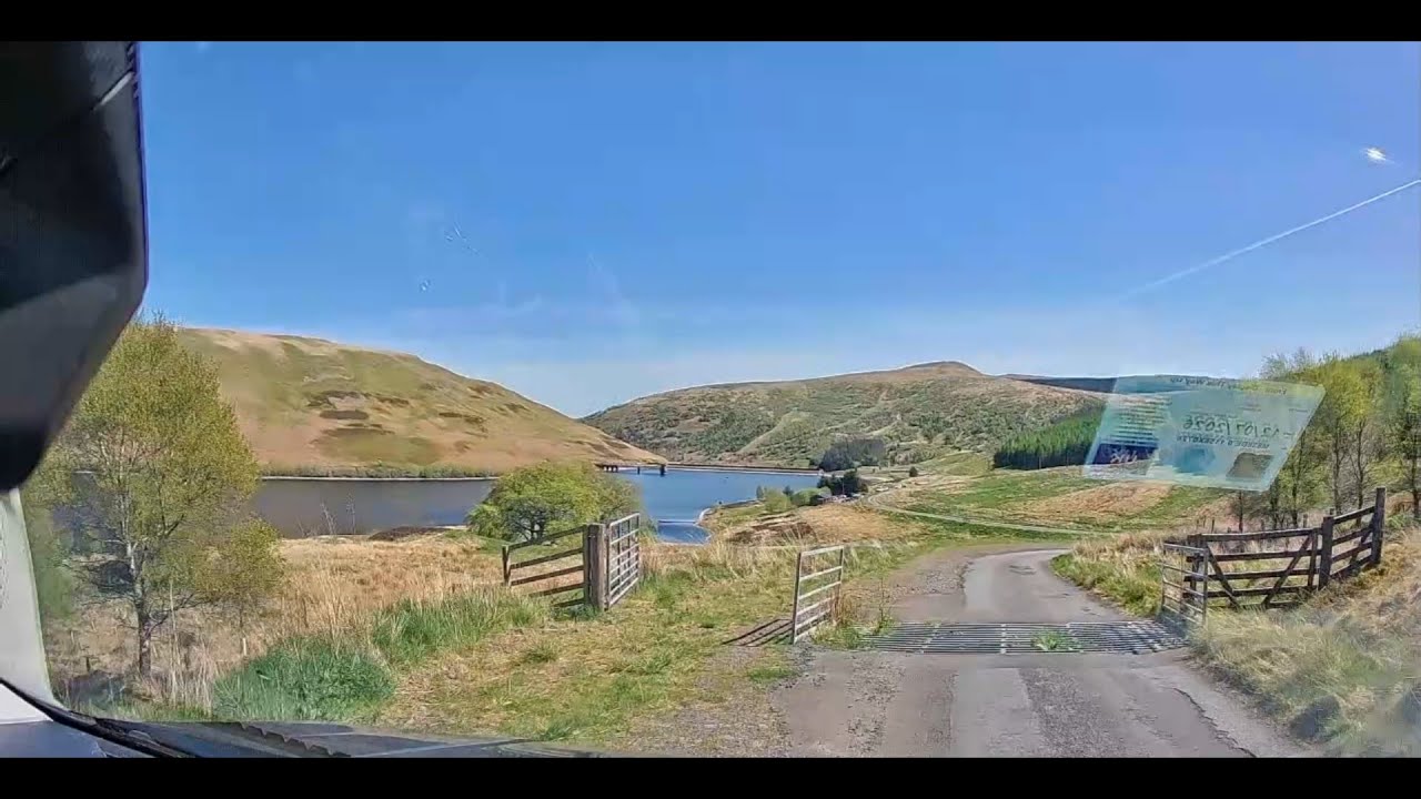 Through Glen Devon by Car 4k dash cam 06 05 2025
