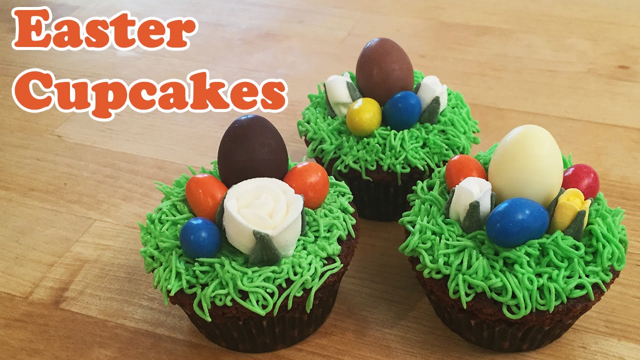 Easter Chocolate Cupcakes - Cheeky Crumbs
