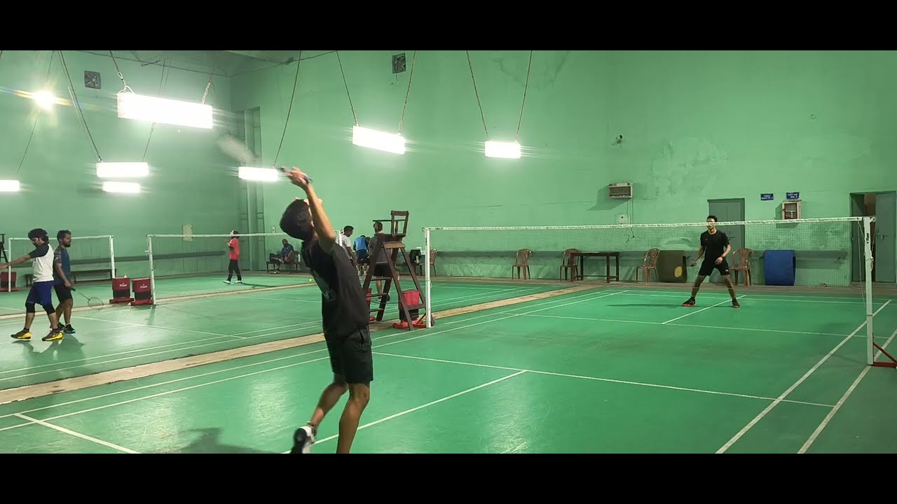 (1153) Hardik (Civil Engg.) vs Abhishek (Computer Science) Men's #badminton #singles #iitroorkee IIT
