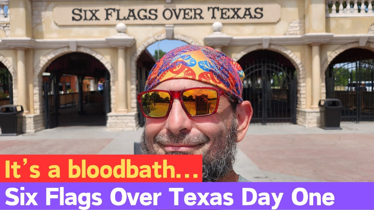 ДЕНЬ КАТАСТРОФЫ в Six Flags Over Texas, не для меня....