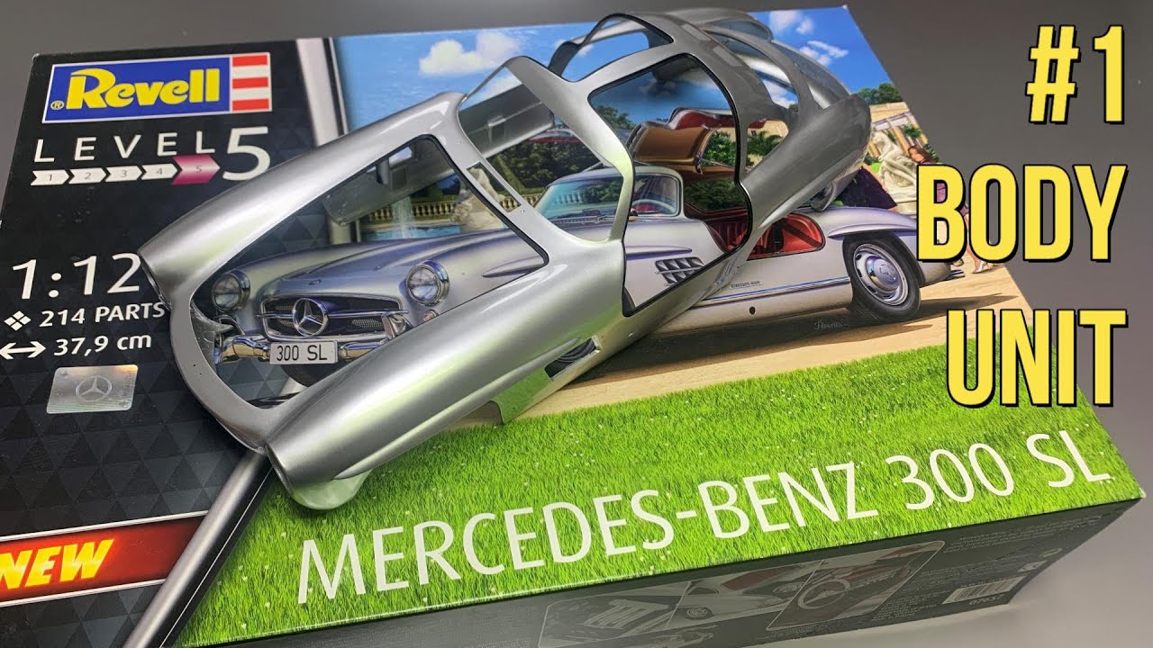 [AUTO] 1/12 Mercedes-Benz 300SL Gullwing [Revell] - #1 Body