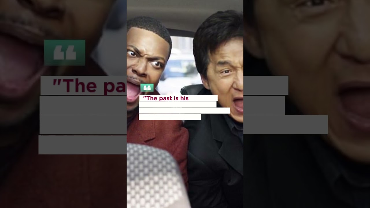 JACKIE CHAN #rushhour # STAYPOSITIVE