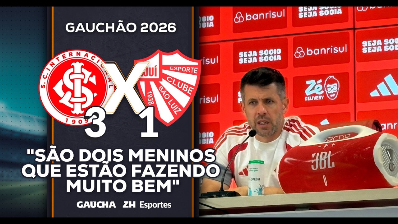PEZZOLANO FALA SOBRE ALLEX, CLASSIFICAÇÃO E INÍCIO NO BRASILEIRÃO | INTER 3x1 SÃO LUIZ | 08/02/26