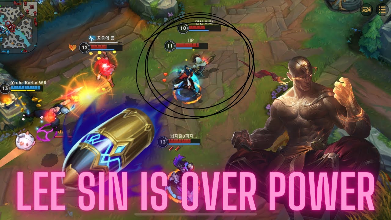 선제공격 리신 너프 안 하나요? Wild Rift Jungle Lee sin is OP..