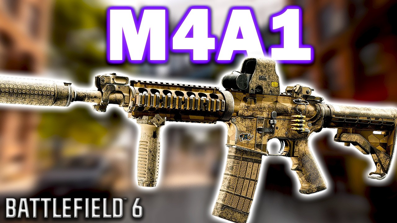 Battlefield 6: Лучшая экипировка M4A1 (оптимизированная подсветка и низкая отдача)