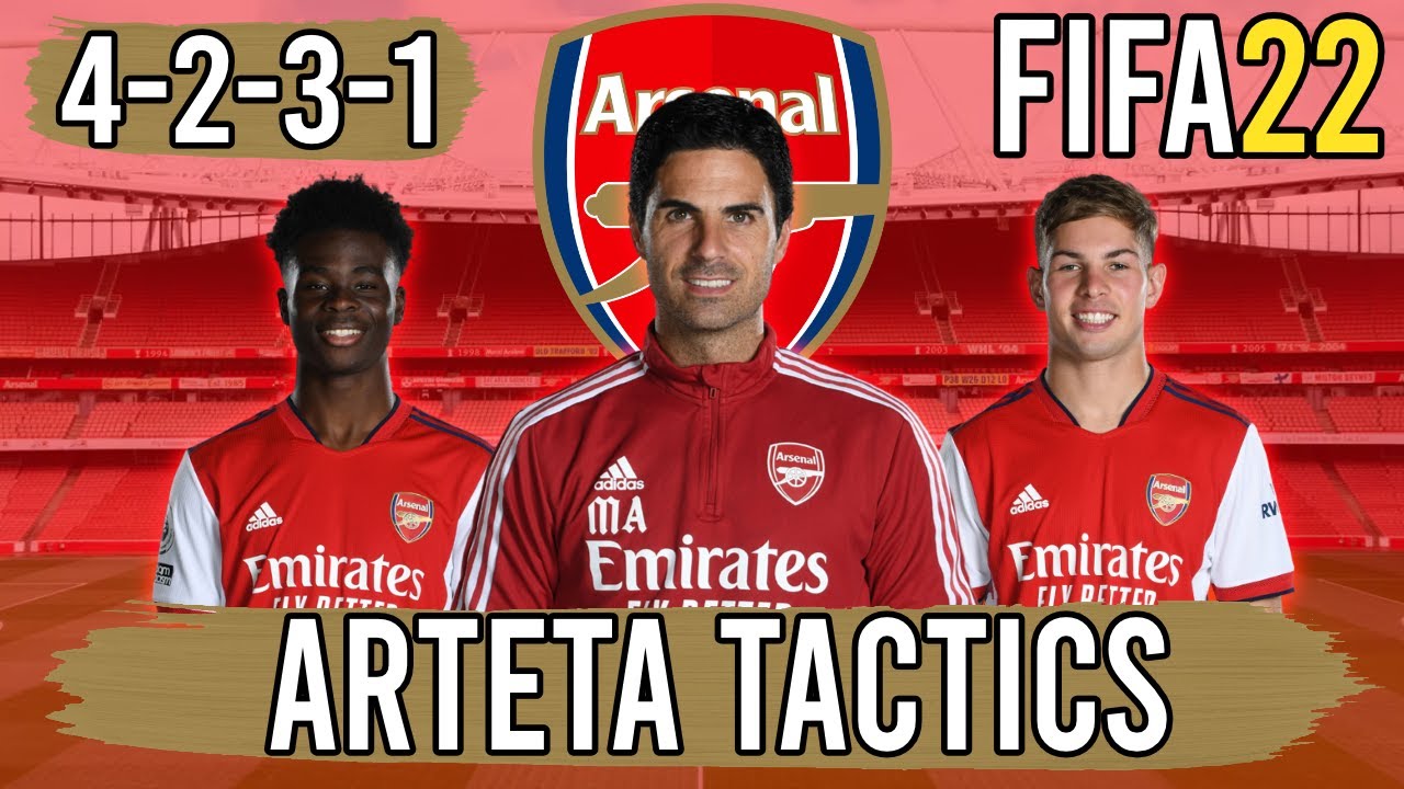 Recreate Mikel Arteta's 4-2-3-1 Arsenal Tactics in FIFA 22 | Custom Tactics Explained