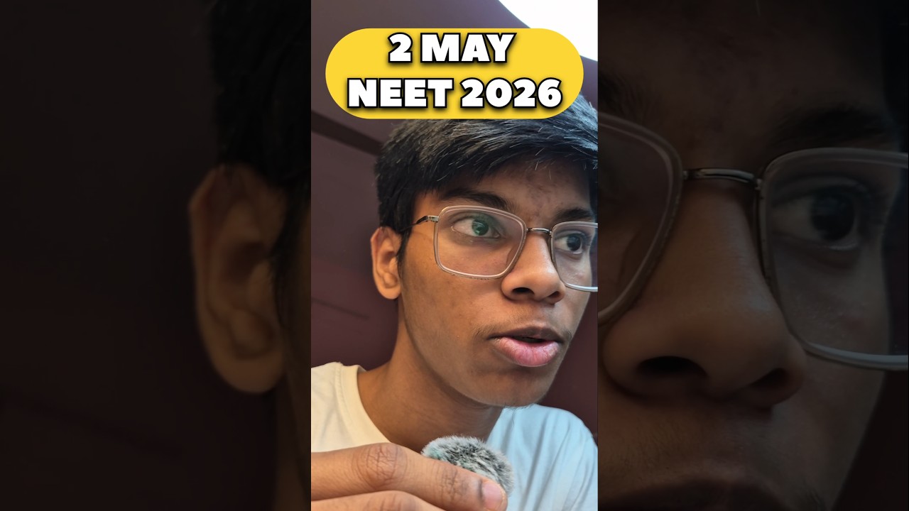 One day before NEET 2026 #neet2026 #neet