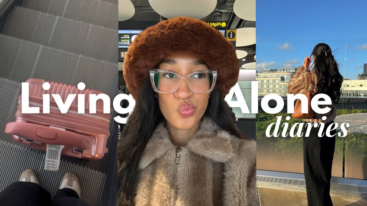 Living Alone Diaries of a Christian Girl 🎀 Silk press, ice skating, juicing, traveling & more