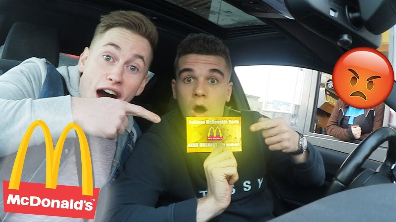 McDonalds PRANK **CHEF RASTET AUS** | Mit FAKE VIP-KARTE (alles umsonst) bezahlen!