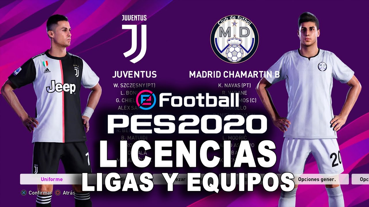 PES 2020 Todas las licencias y ligas VR_JUEGOS