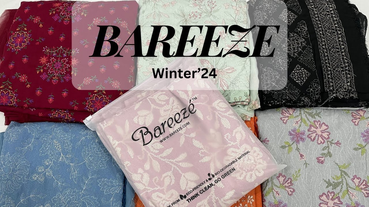 7 Best Bareeze Winter Karandi Suits 2024 | Latest Embroidered Designs by Bareeze Online Shop