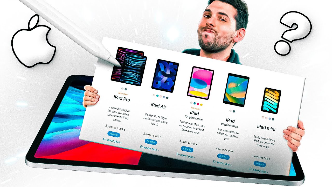Quel iPad choisir en 2023 ? Ne vous trompez pas !