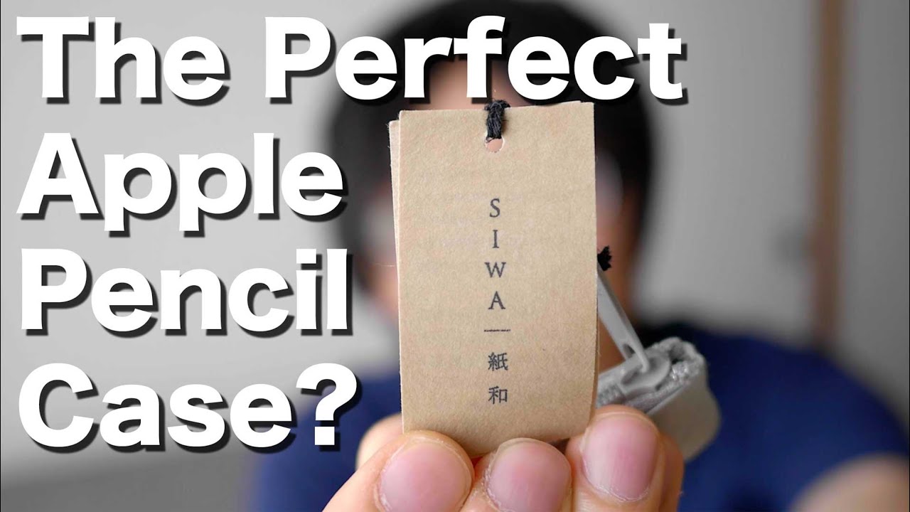 The Perfect Apple Pencil Case - Made in JAPAN!