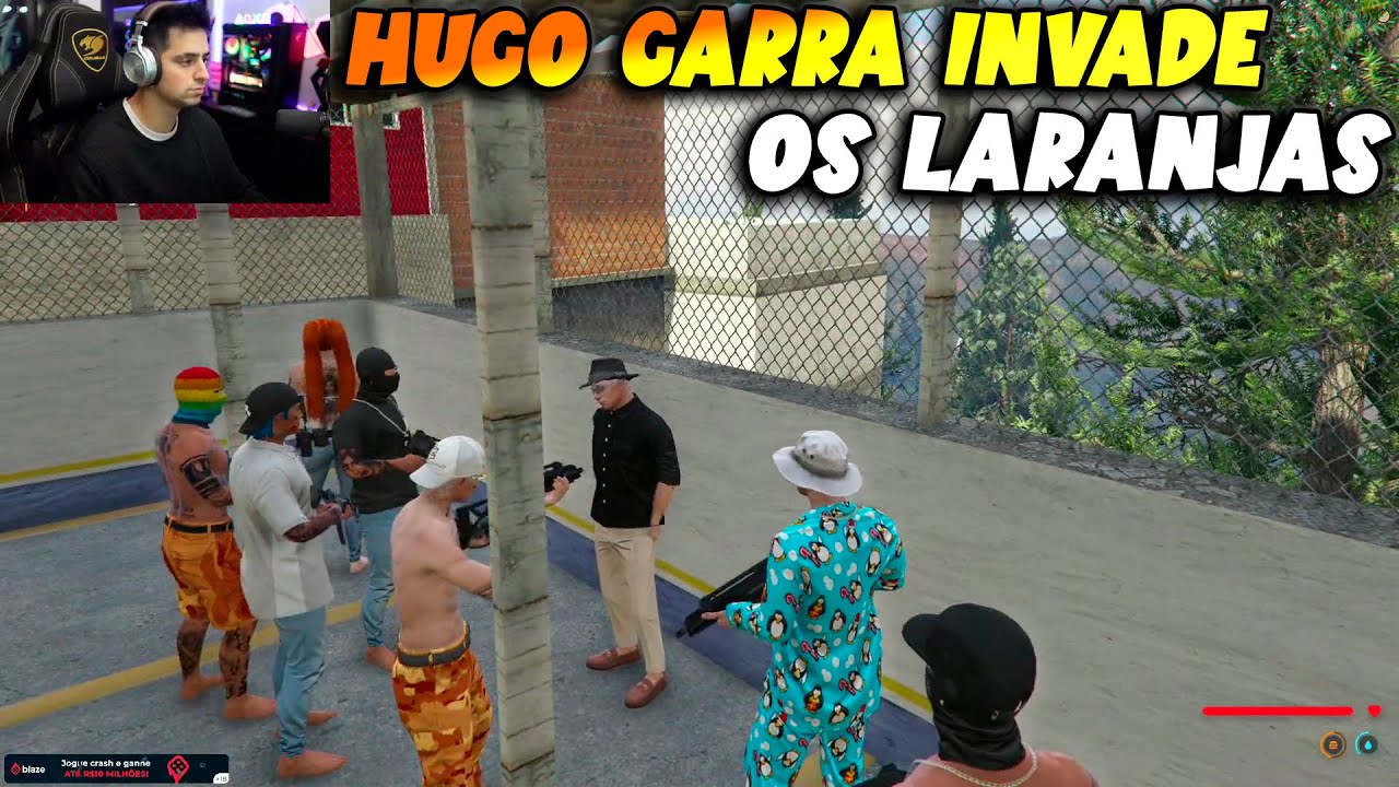 CORINGA DE HUGO GARRA O PSIC… ENTRA NO MEIO DA TROPA DOS LARANJAS kkkk