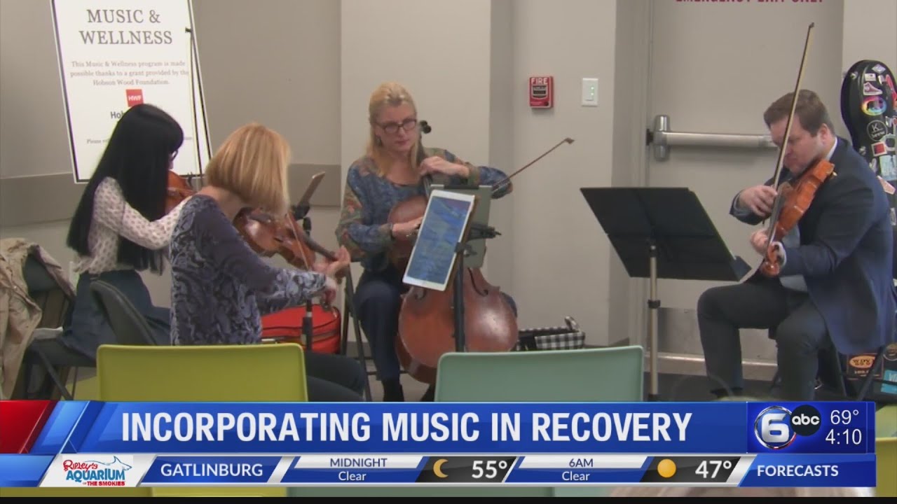 Metro Drug Coalition music therapy aided by symphony quartet performance