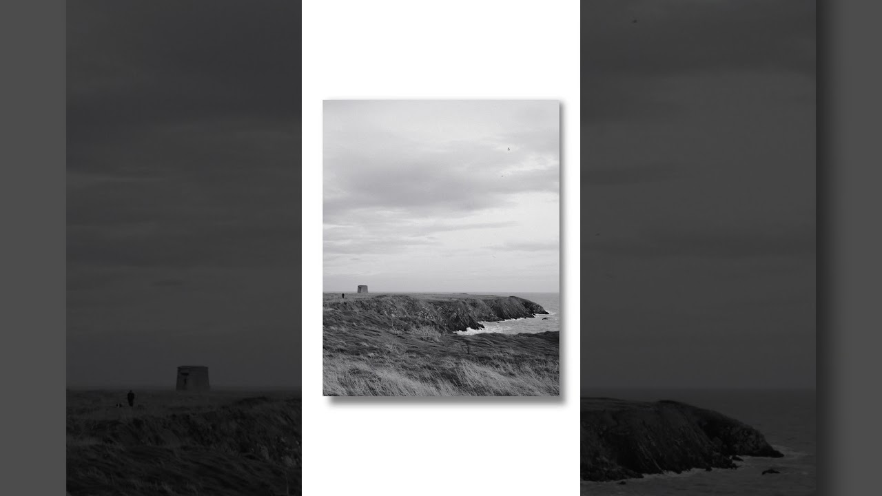 Moody Black & White Photography on a Windy Cliff | FUJIFILM X100VI SOOC