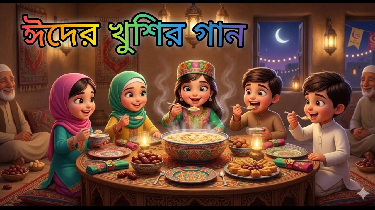 ঈদের খুশি 😊 | Eid Cartoon Bangla | ইসলামিক কার্টুন | Rojar Golpo | Bangla Story | Eid-Ul-Fitr 2026