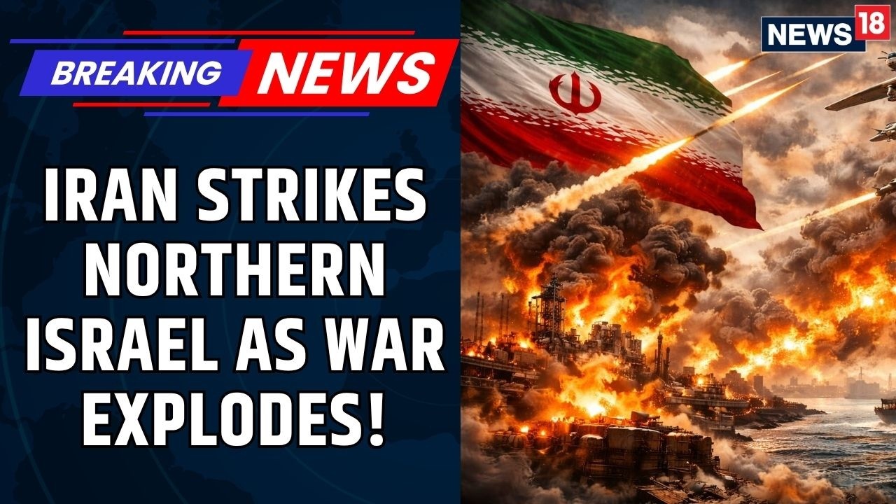 BREAKING: Massive Blaze in Haifa Following Iranian Missile Attack | Iran Strikes Northern Israel