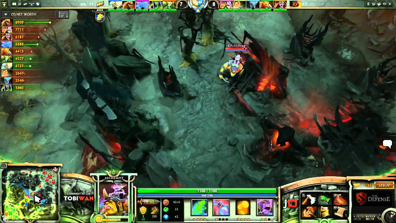 Na'Vi vs Kaipi WB Final Game 3   The Defense DOTA 2 Playoffs   TobiWan