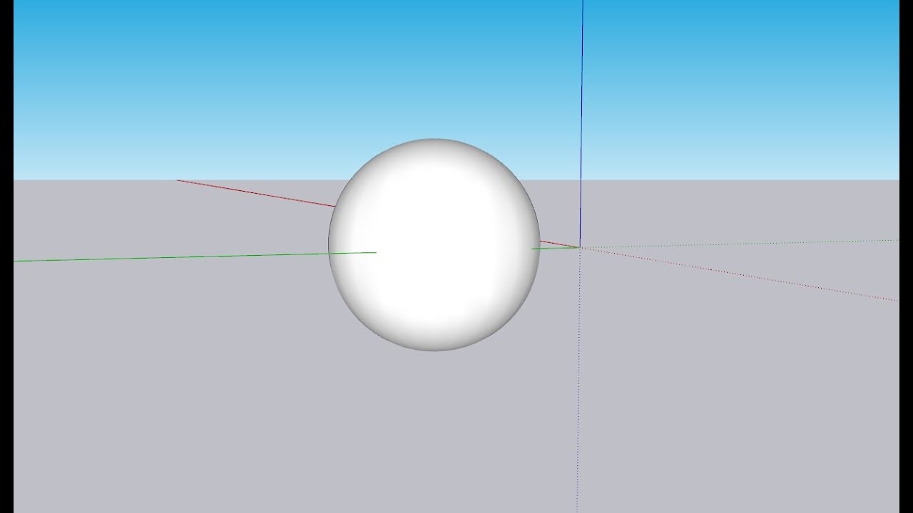 Make a Sphere | SketchUp Everything