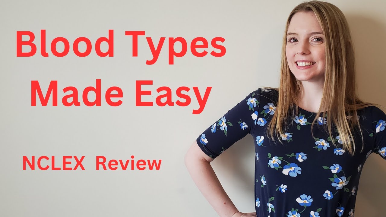 BLOOD TYPES MADE EASY (ABO AND RH FACTOR) | NCLEX REVIEW