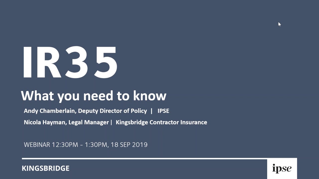 IR35 in the Private Sector, Post April 2020