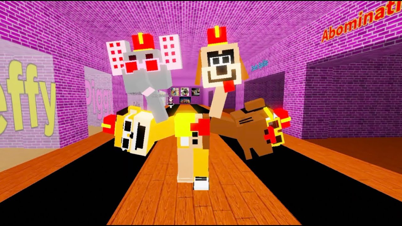 The Banana Splits All Characters Roblox All Characters formed in one ABOMINATION Showcase Roblox