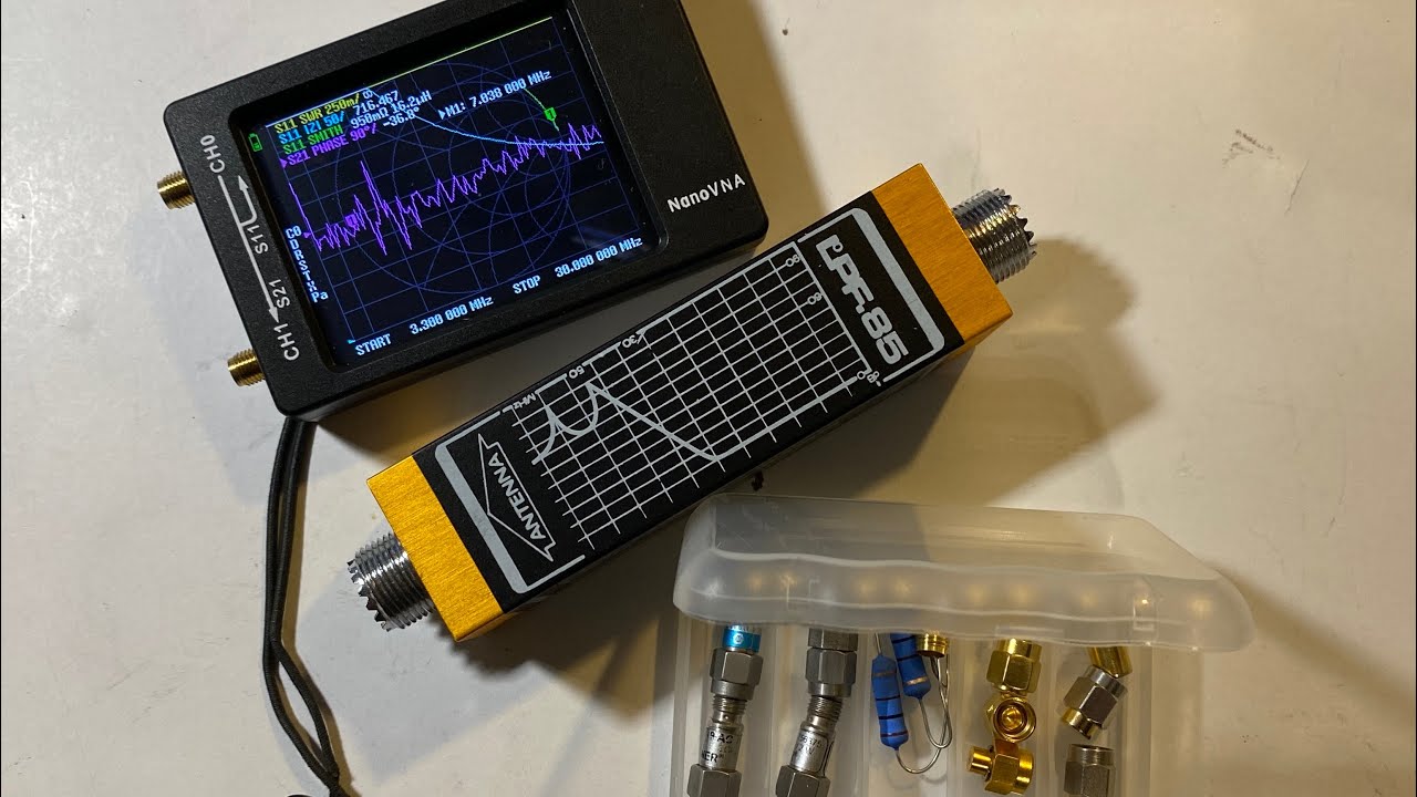 Nano VNA - kalibráció és átvitel mérés bemutatása