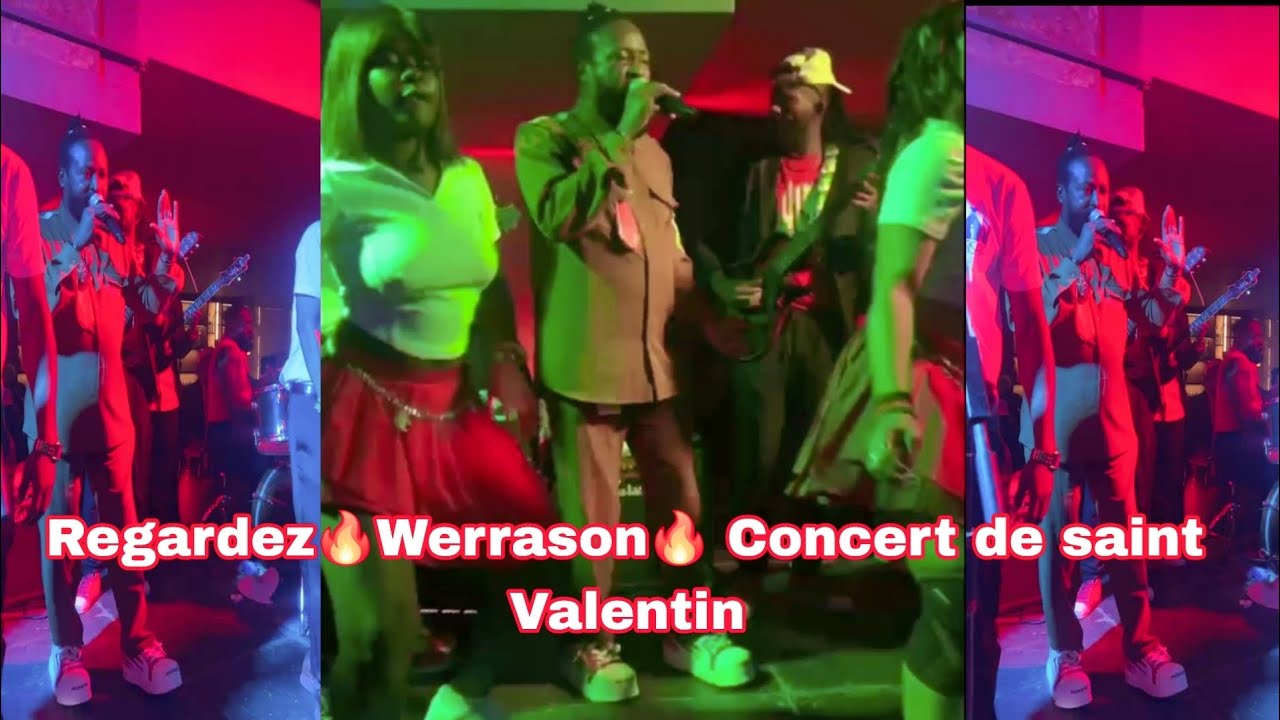 🔴Regardez WERRASON 🔥CONCERT SAINT VALENTIN BOTALA BILENGI YA WENGE IGWE ASALI BA SURPRISES NA PODIOM