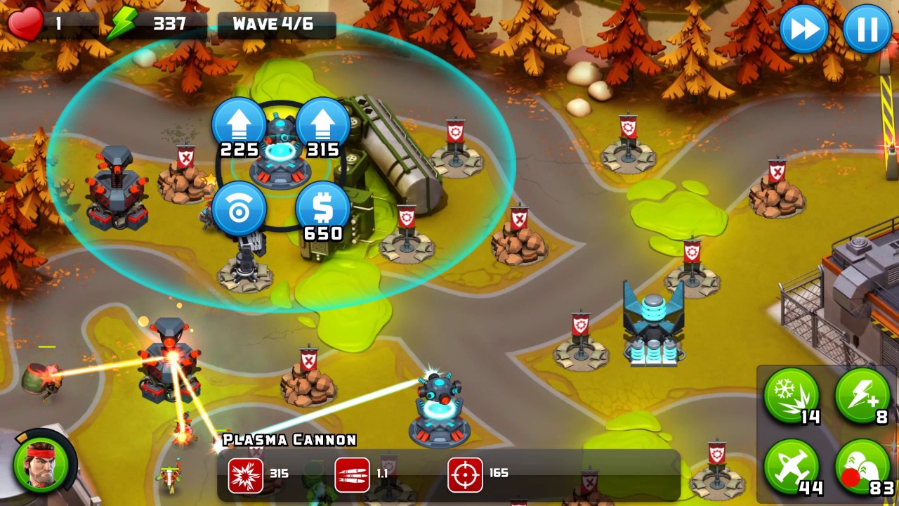 Alien Creeps TD - Level 46-Decayed Defense - Veteran