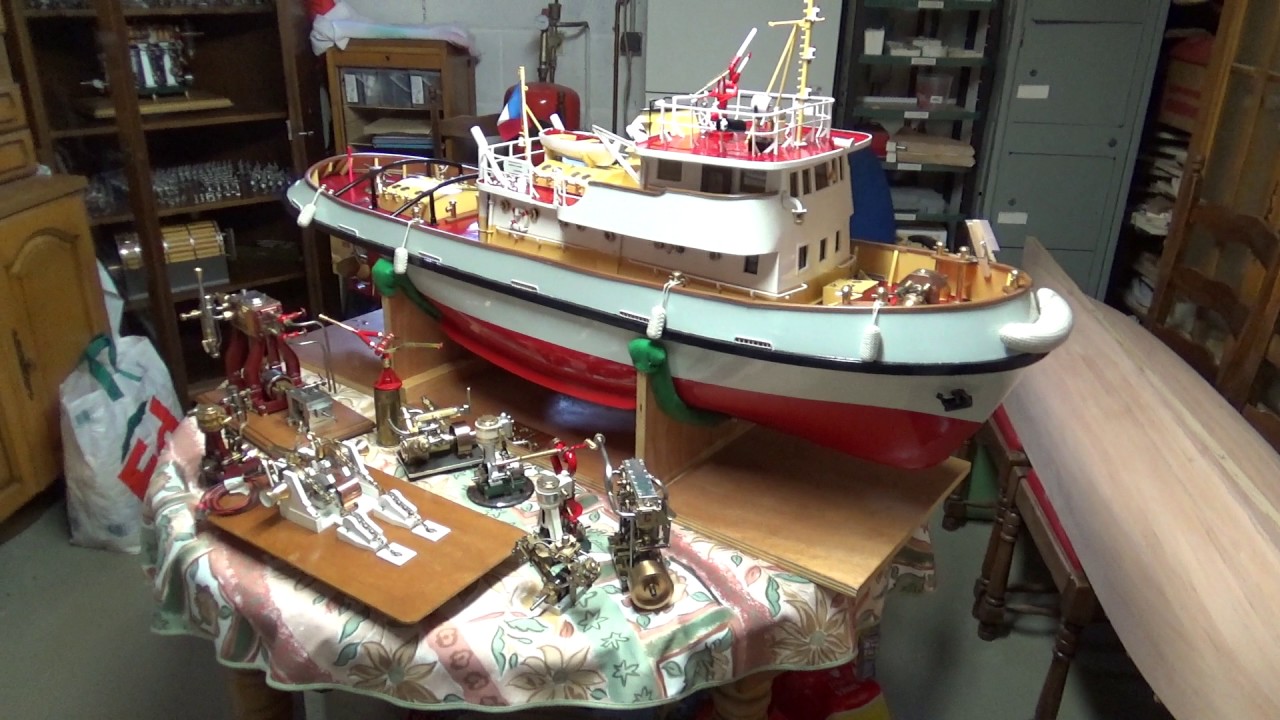 L'extraordinaire atelier de Jean-Pierre C 2/2 - Modélisme radiocommandé vapeur (Steam RC) - Amazing