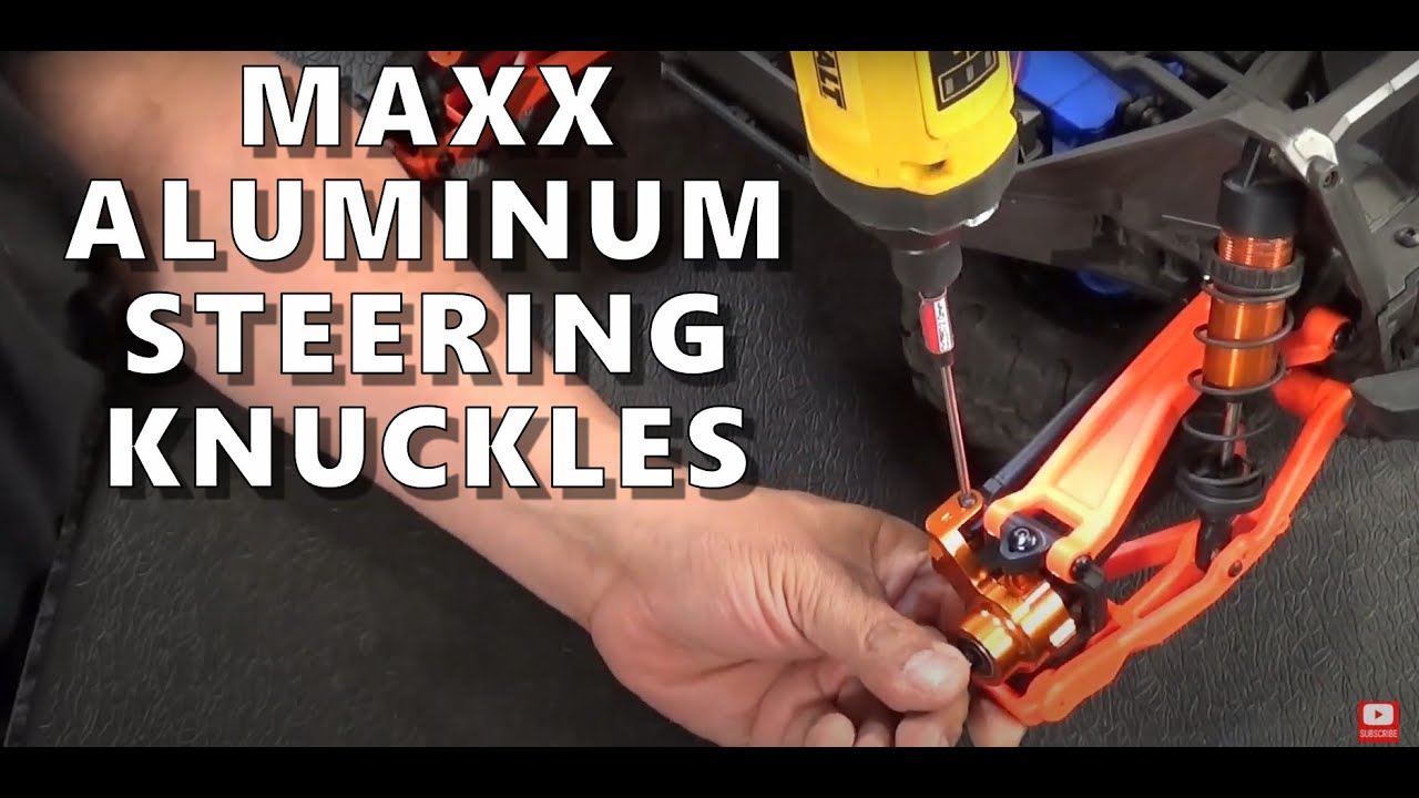 HOW TO: Install Aluminum Steering Blocks On  A traxxas MAXX