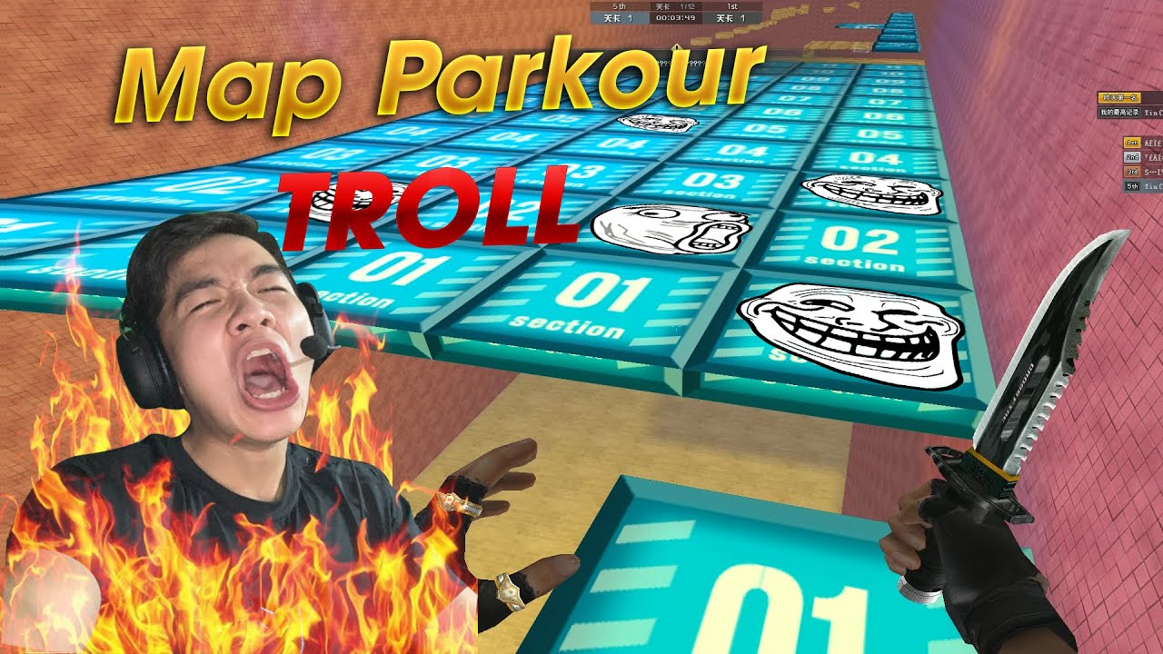 MAP PARKOUR TROLL MỚI, DỄ GÂY ỨC CHẾ TẬP 1 I RÙA NGÁO