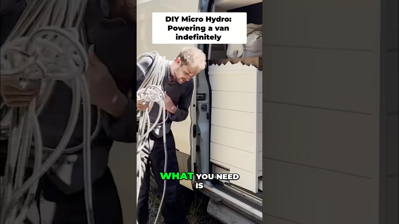 #vanlife Micro Hydro Power | Endless Energy System! #hydropower #offgrid #renewableenergy