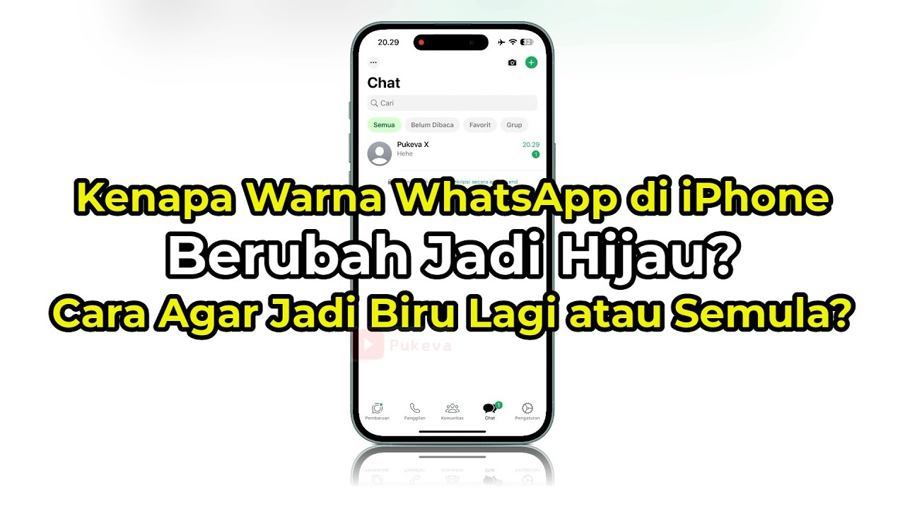 Kenapa Warna WhatsApp iPhone Jadi Hijau? Cara Agar Jadi Biru Lagi?