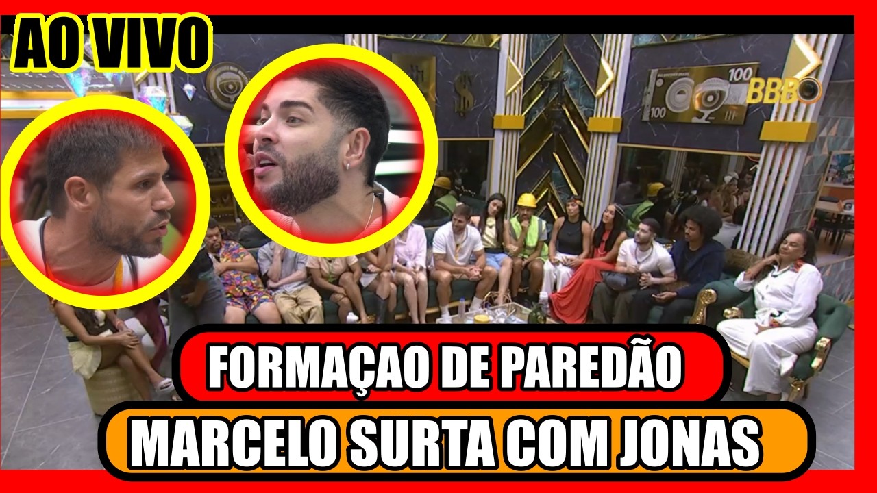 🔥FORMAÇÃO DE PAREDÃO AO VIVO, NO GLOBOPLAY AO VIVO; QUEM ESTA NO PAREDÃO; BBB26