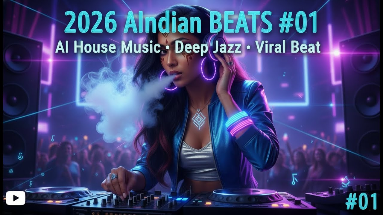 2026 AIndian BEATS #01 | AI House Music • Deep Jazz • Viral Beat