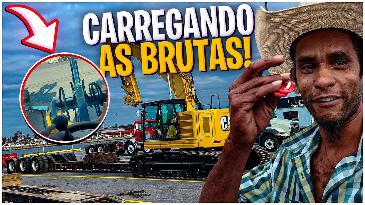 SERÁ SE EU CONSIGO DIRIGIR ESSA MÁQUINA? NÃO TEM QUEM CARREGUE DENTRO DO PORTO 🇺🇸