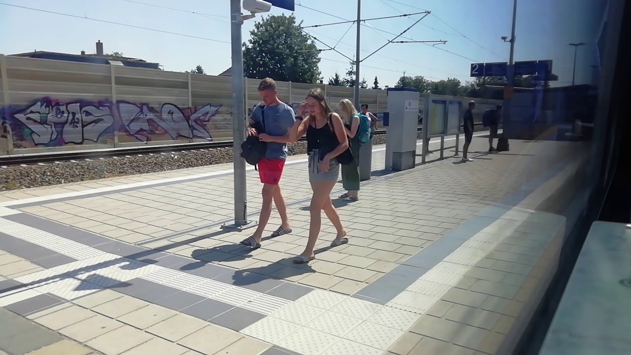 S bahn mitfahrt Leipzig auf der S5X von Leipzig Hbf tief bis Altenburg