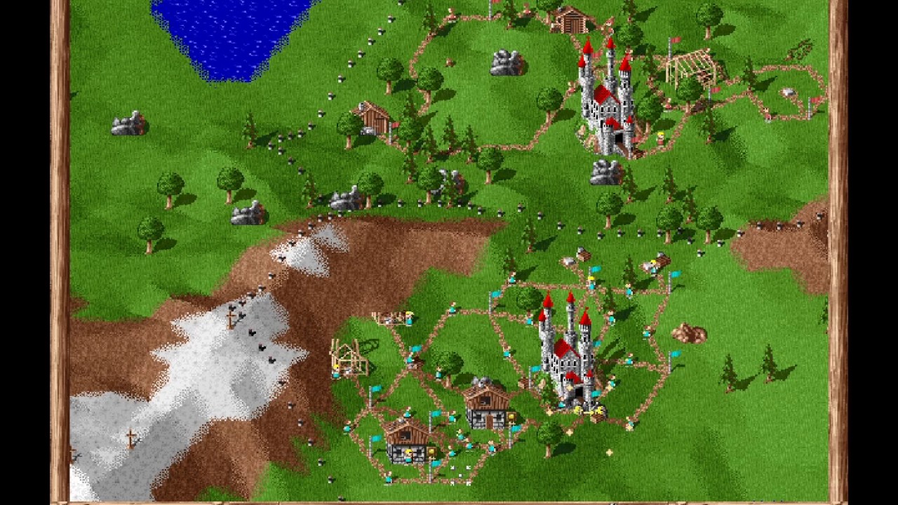 The Settlers - Mission 1 (PC DOS) speedrun 23:12