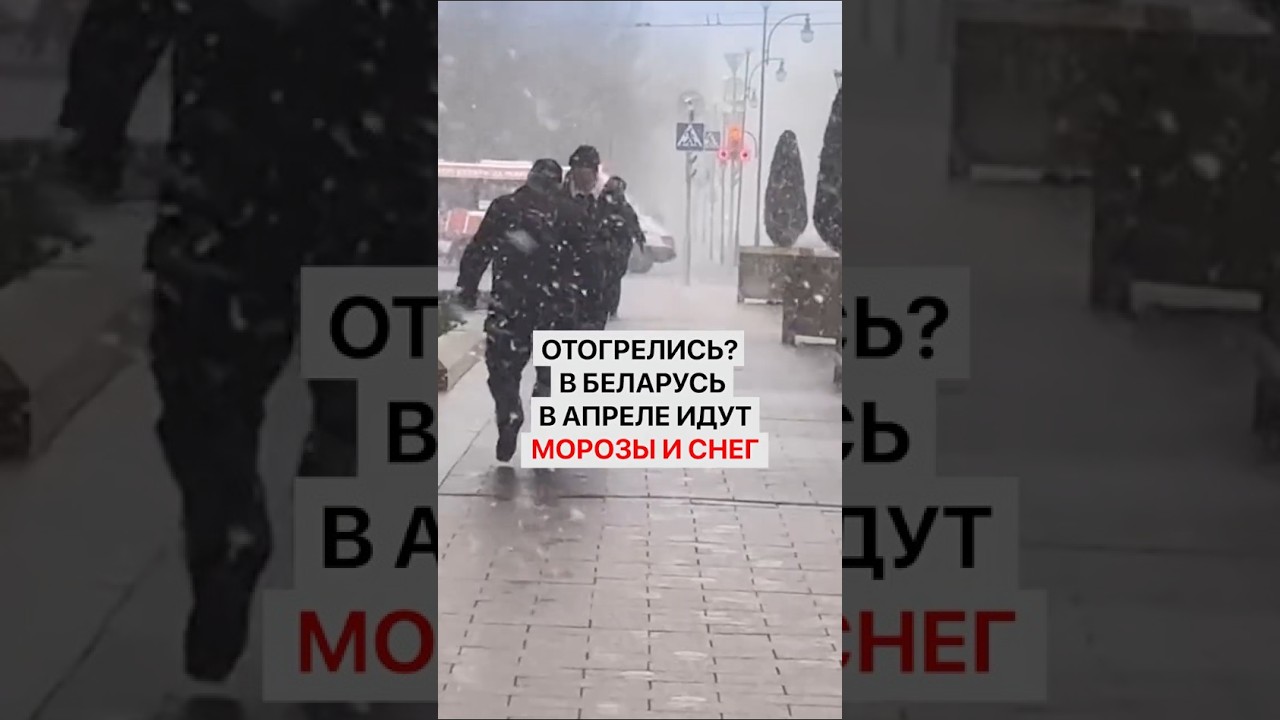 Отогрелись? В Беларусь в апреле идут морозы и снег