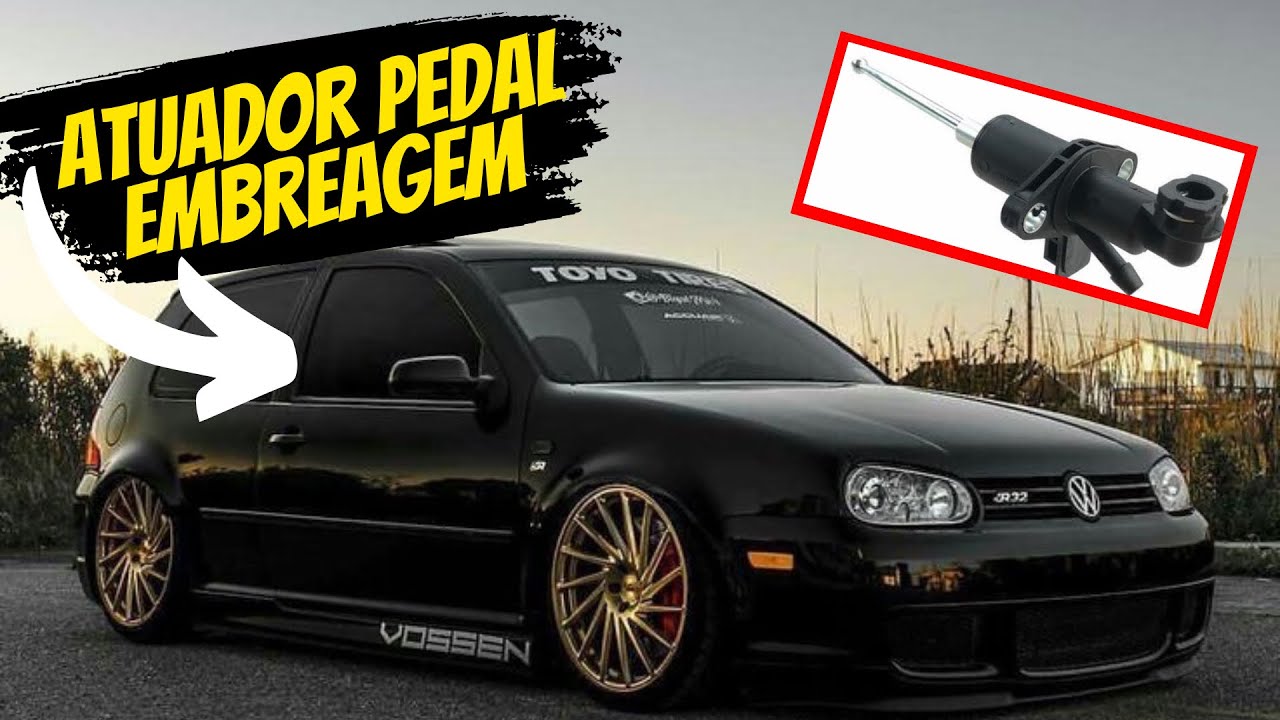 COMO TROCAR O ATUADOR DE EMBREAGEM LADO PEDAL DO GOLF Mk4/ MK4.5 / AUDI A3