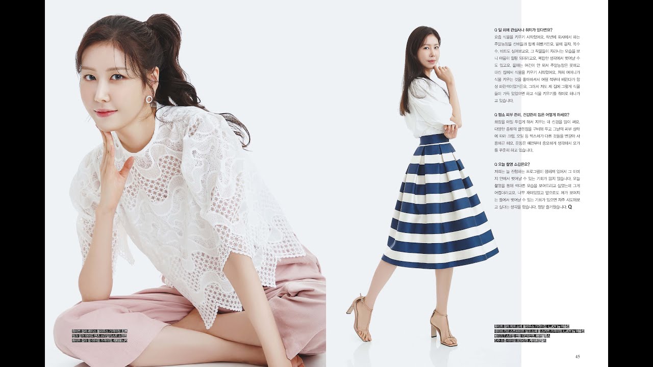 차예린 아나운서, 퀸 표지촬영 현장스케치 [퀸TV(Queen)]