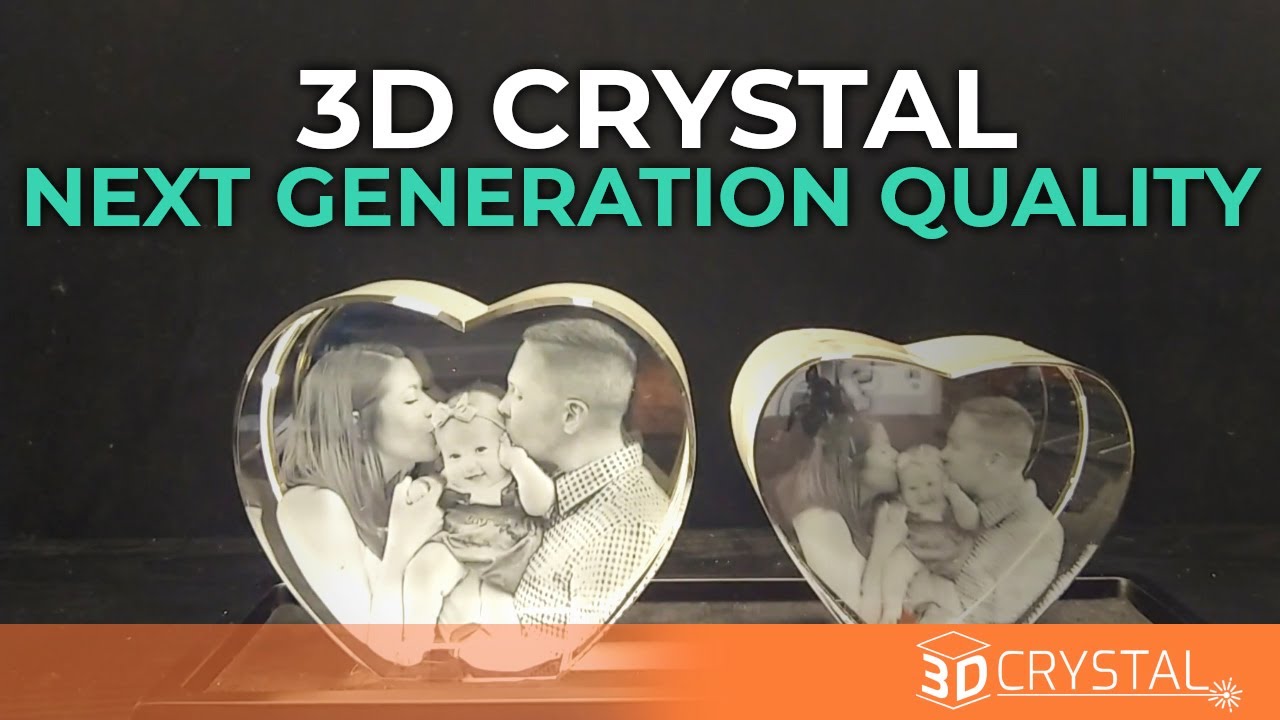3d picture in glass cube ⭐Quality Comparison 3D Crystal Heart⭐| 3DCrystal.com