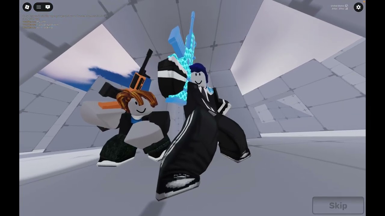 Playing Roblox Rivals