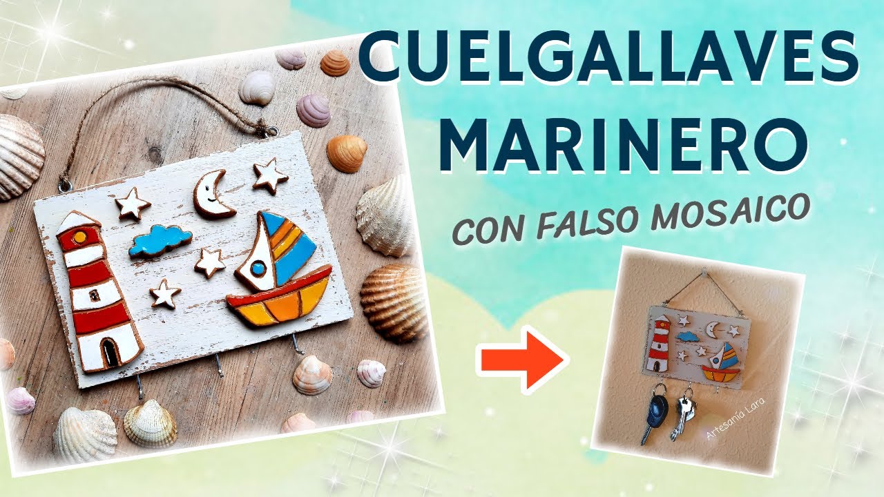 COLGADOR DE LLAVES MARINERO | Paso a paso