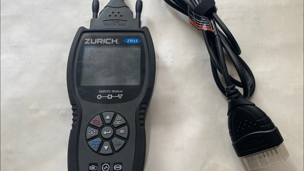 ZR11 Zurich code scanner review (Harbor Freight brand OBD2 scanner)