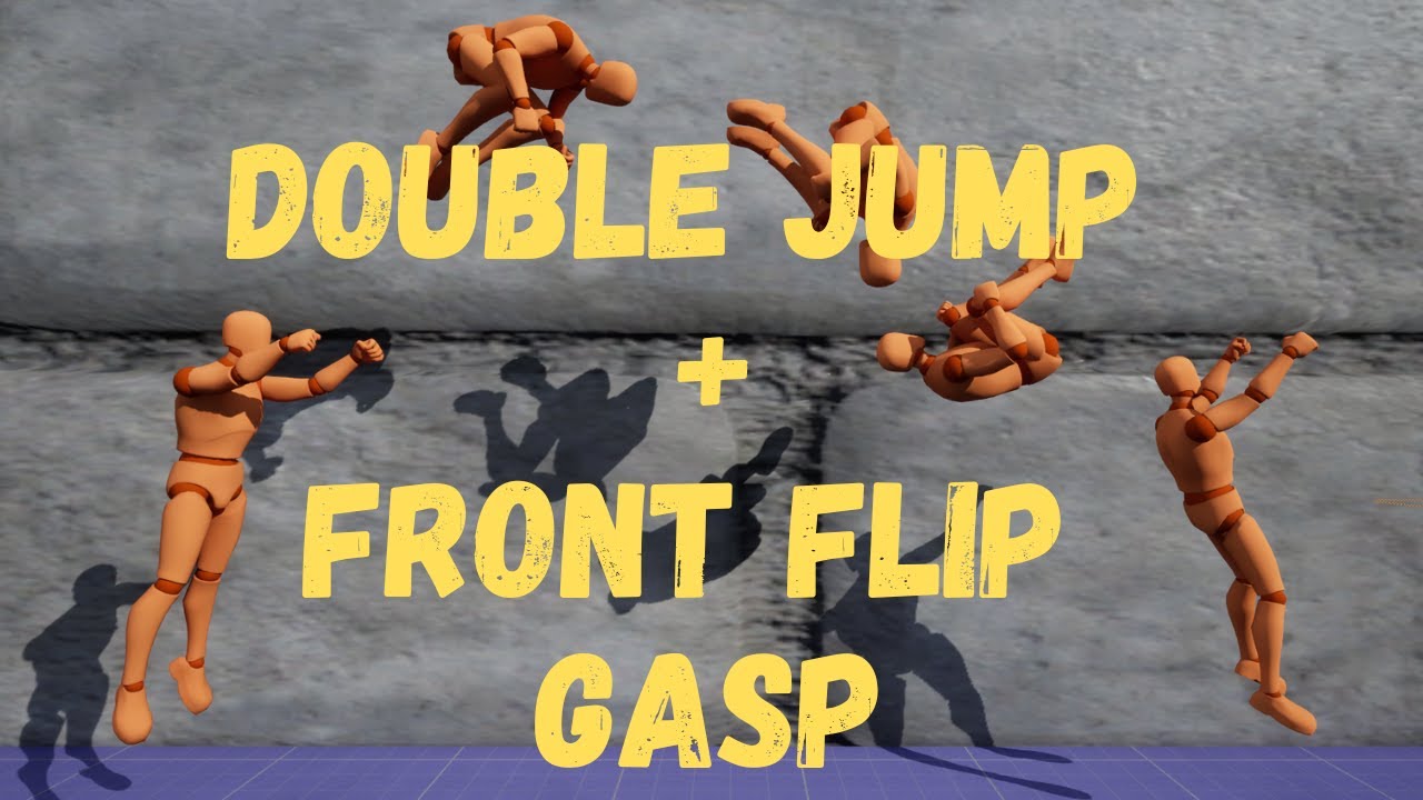GASP Double Jump and Front flip